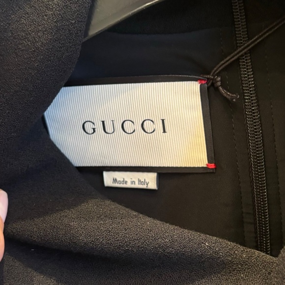 Brand New GUCCI Black Mini Dress, Size 38 - Picture 9 of 9